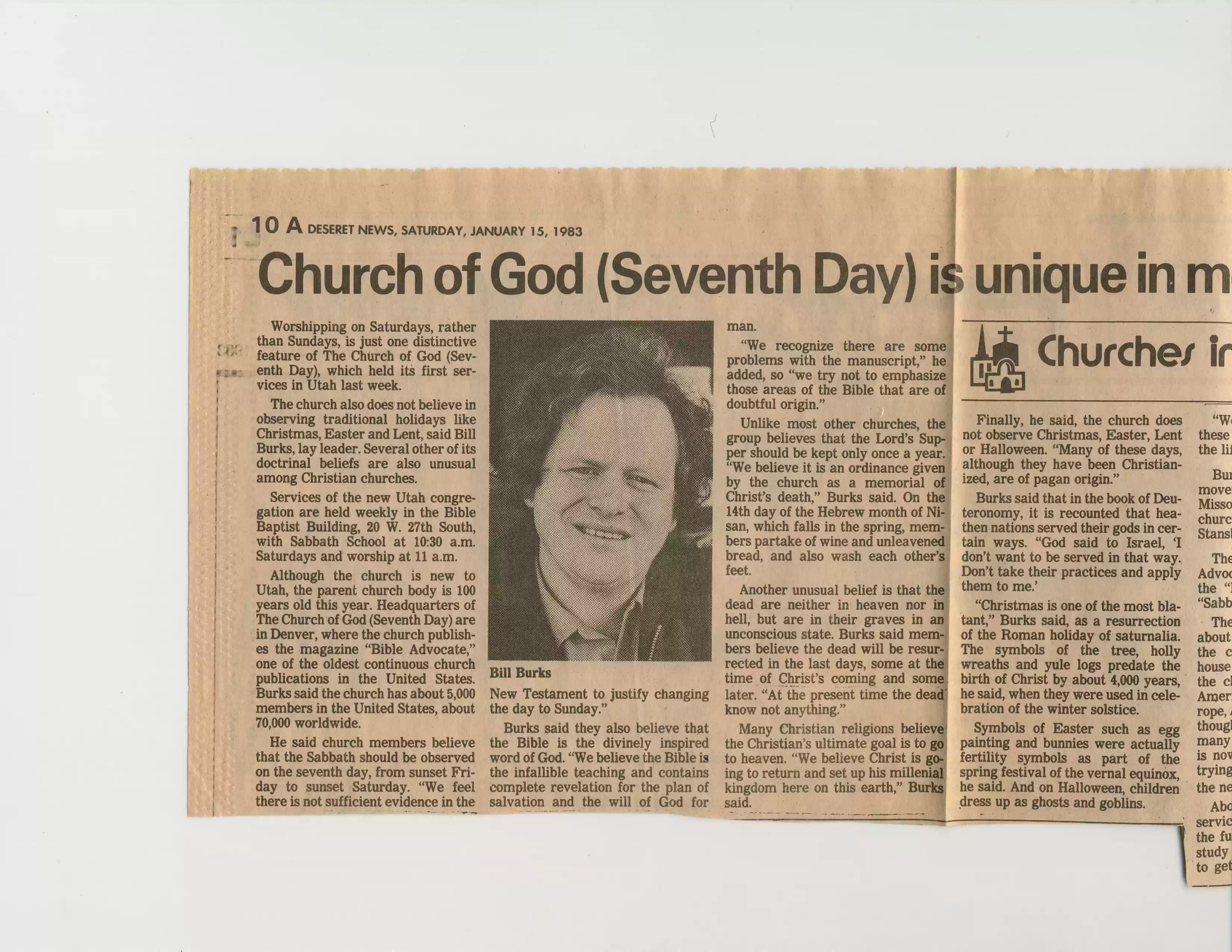 1. Deseret News, SLC, UT, 1-15-83